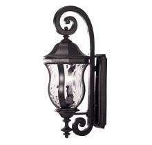 Savoy House 5-300-BK - Monticello 3-Light Outdoor Wall Lantern in Black