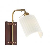 Savoy House M90062NB - 1-light Adjustable Wall Sconce In Natural Brass